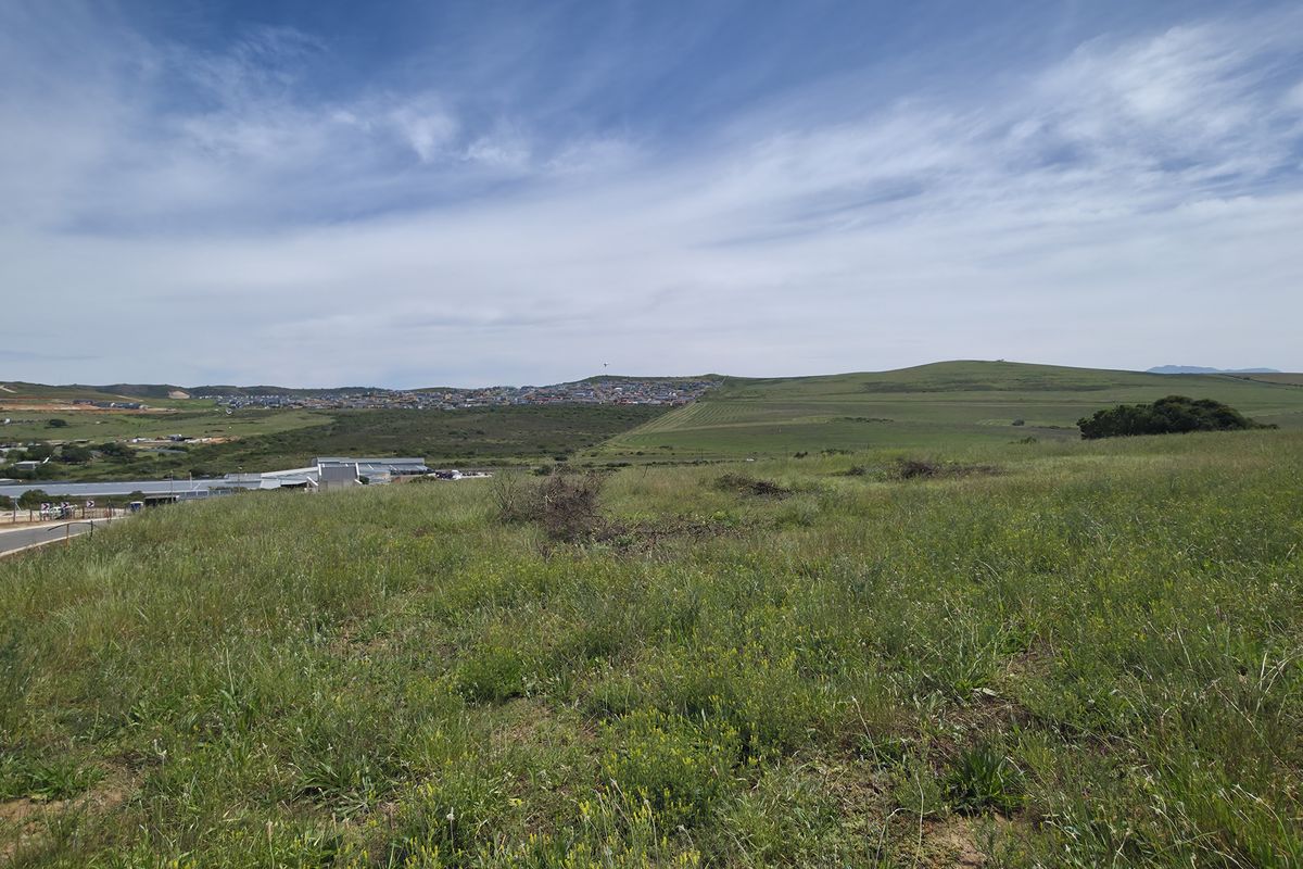 A wide-angle view of the vacant residential land, showcasing the surrounding landscape, natural vegetation, and nearby paved road access.