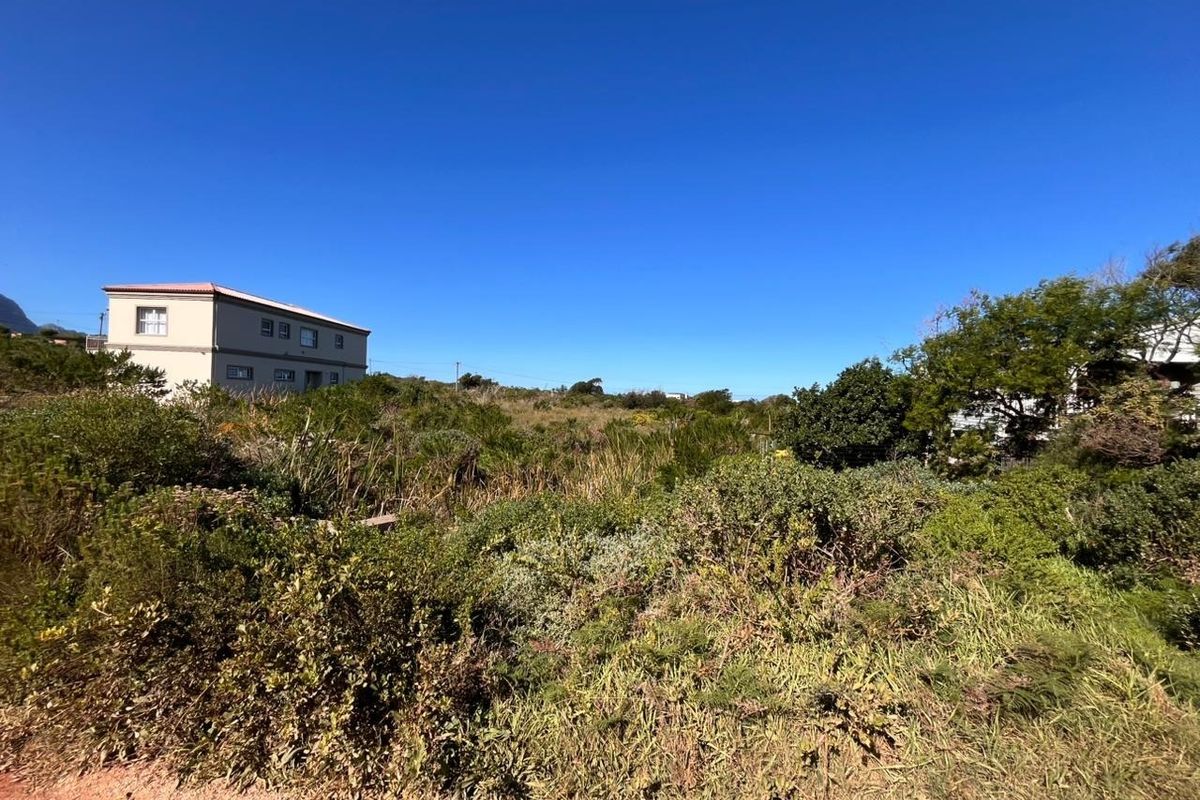 A view of a vacant residential plot featuring natural vegetation and surrounding neighborhood context.