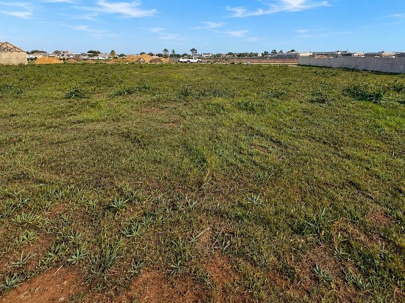 A vacant residential plot of land featuring open grass and a boundary wall, situated in a developing neighborhood.