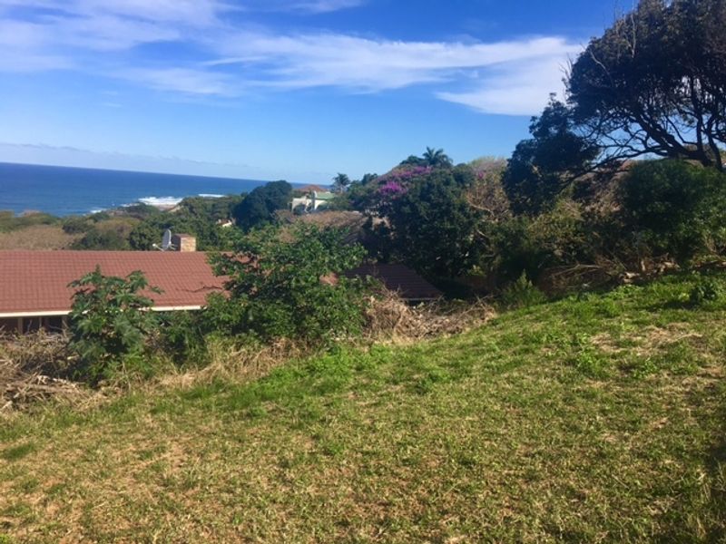 A scenic view overlooking the coastal landscape and surrounding greenery, capturing the natural beauty of the residential area.