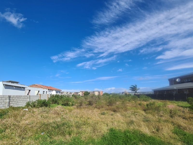 A vacant residential plot featuring a perimeter boundary wall, offering a clear space ready for development within an established neighborhood.