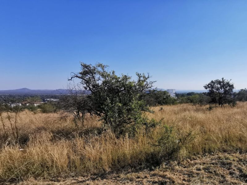 A scenic view of the undeveloped commercial land featuring natural vegetation and distant landscape vistas.