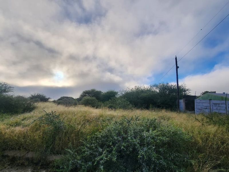 A view of the vacant commercial land featuring natural vegetation, a precast concrete boundary wall, and utility infrastructure.