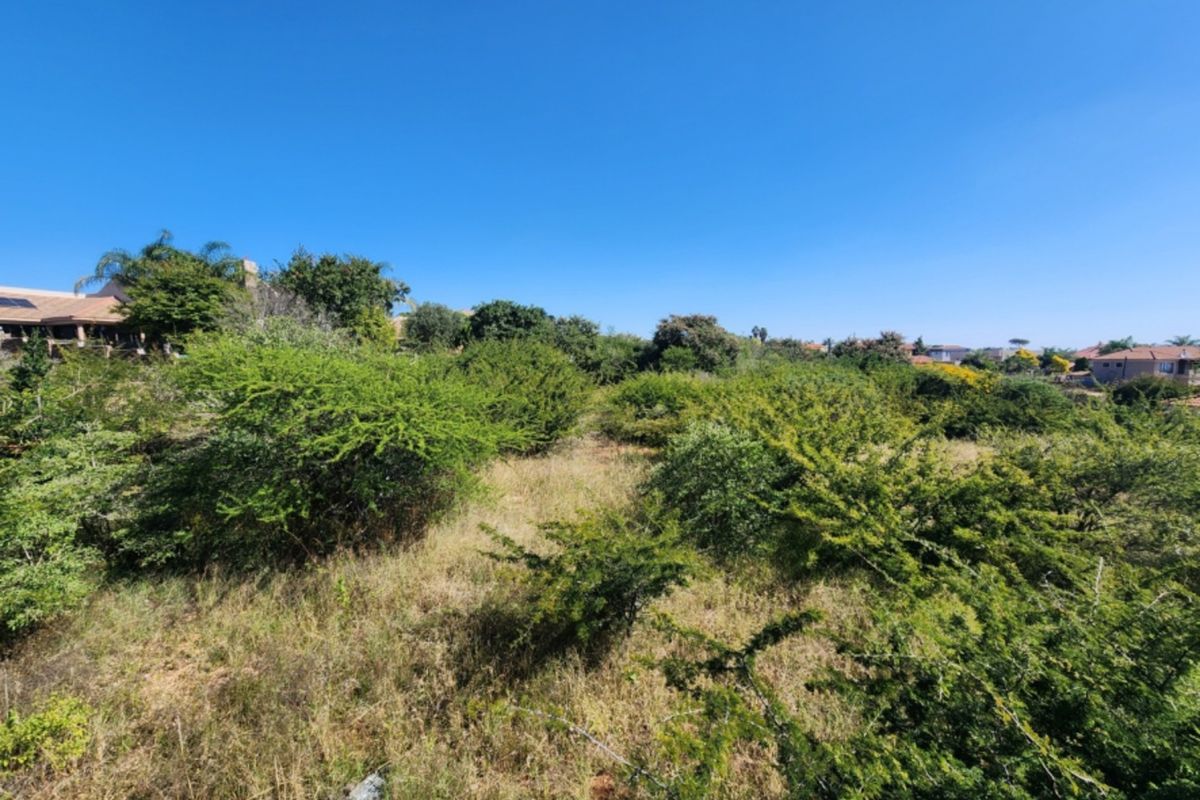 A view of a vacant residential plot featuring natural indigenous vegetation and a gentle slope, suitable for future development.