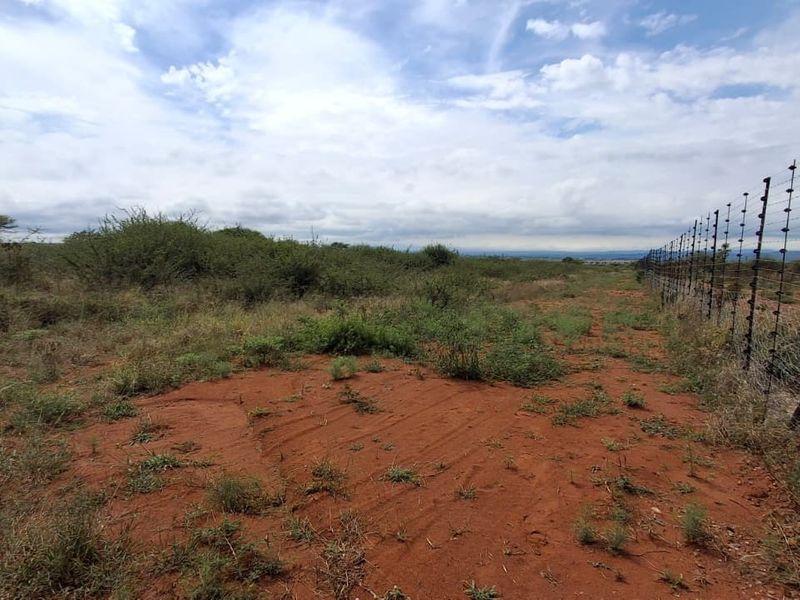 A view of the vacant residential land featuring natural vegetation and perimeter electric fencing.