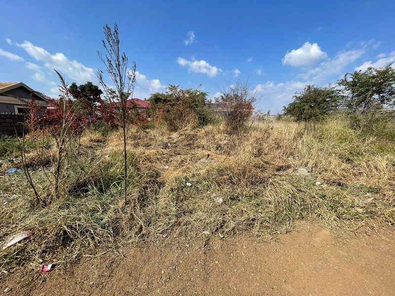 A vacant residential plot featuring natural vegetation and ground cover, offering a blank canvas for future development in an established neighborhood.