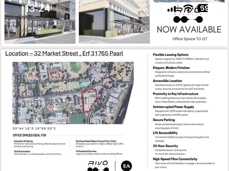 Commercial Hub Office Space to Rent in Central Paarl - Photo 2