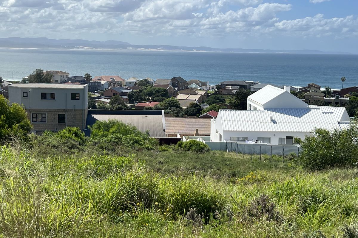 A scenic elevated view overlooking the surrounding residential neighborhood and the ocean coastline.