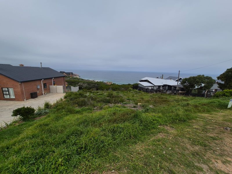 A view of the coastal landscape and surrounding residential properties from the vacant residential land.
