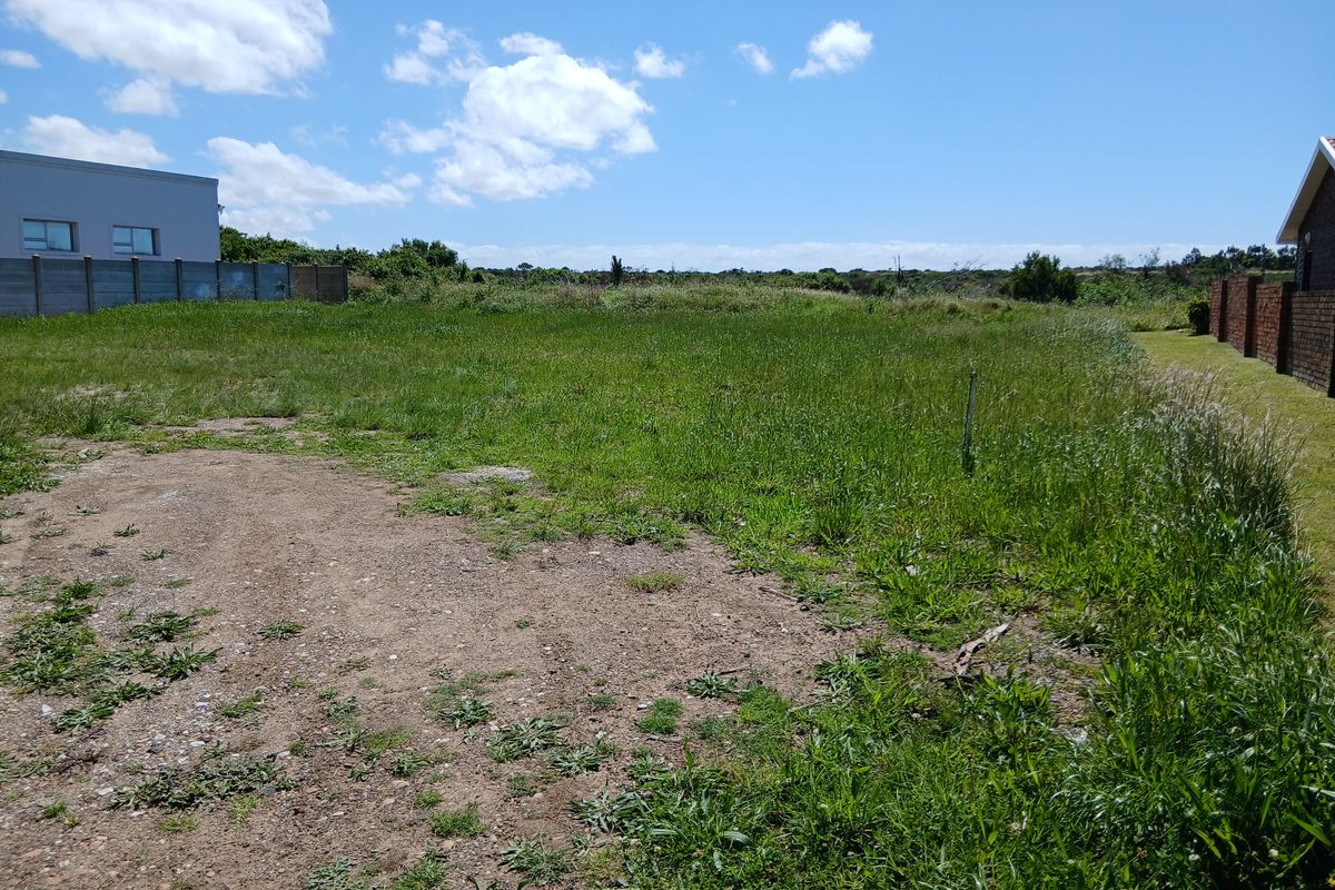A vacant residential plot featuring open grassland, bordered by existing boundary walls on adjacent properties.