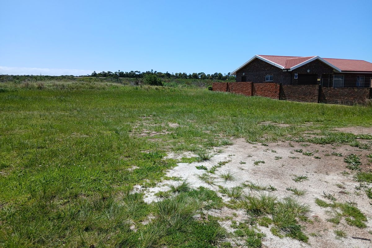 A view of a vacant residential plot of land with natural grass cover and an adjacent brick boundary wall.