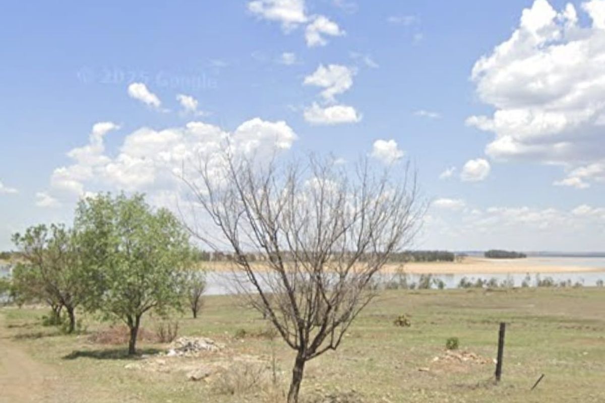A view of vacant residential land featuring natural vegetation and direct water frontage.