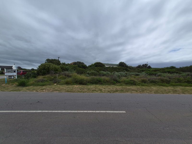 A view of a vacant residential plot featuring native vegetation, situated along a paved road.