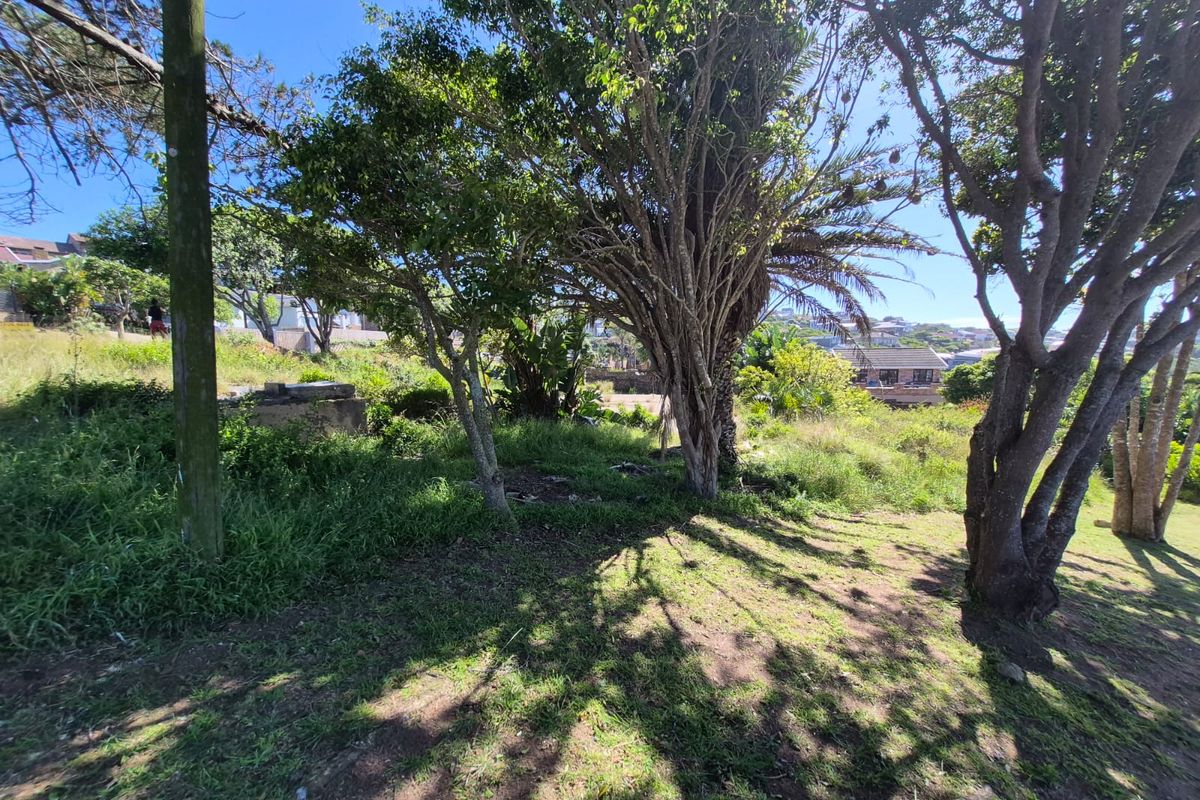 A view of the residential vacant land featuring mature trees and established vegetation on the property grounds.