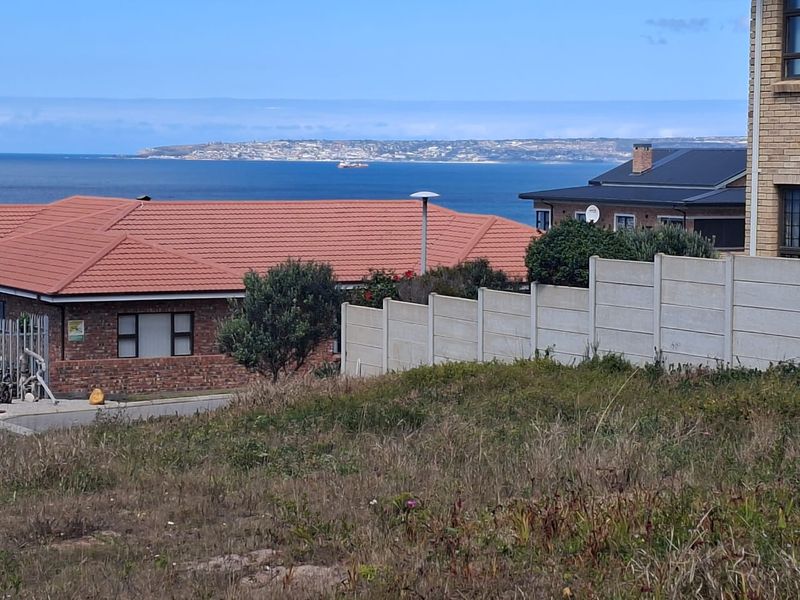A view of the surrounding residential neighborhood and the ocean coastline from the vacant residential land.