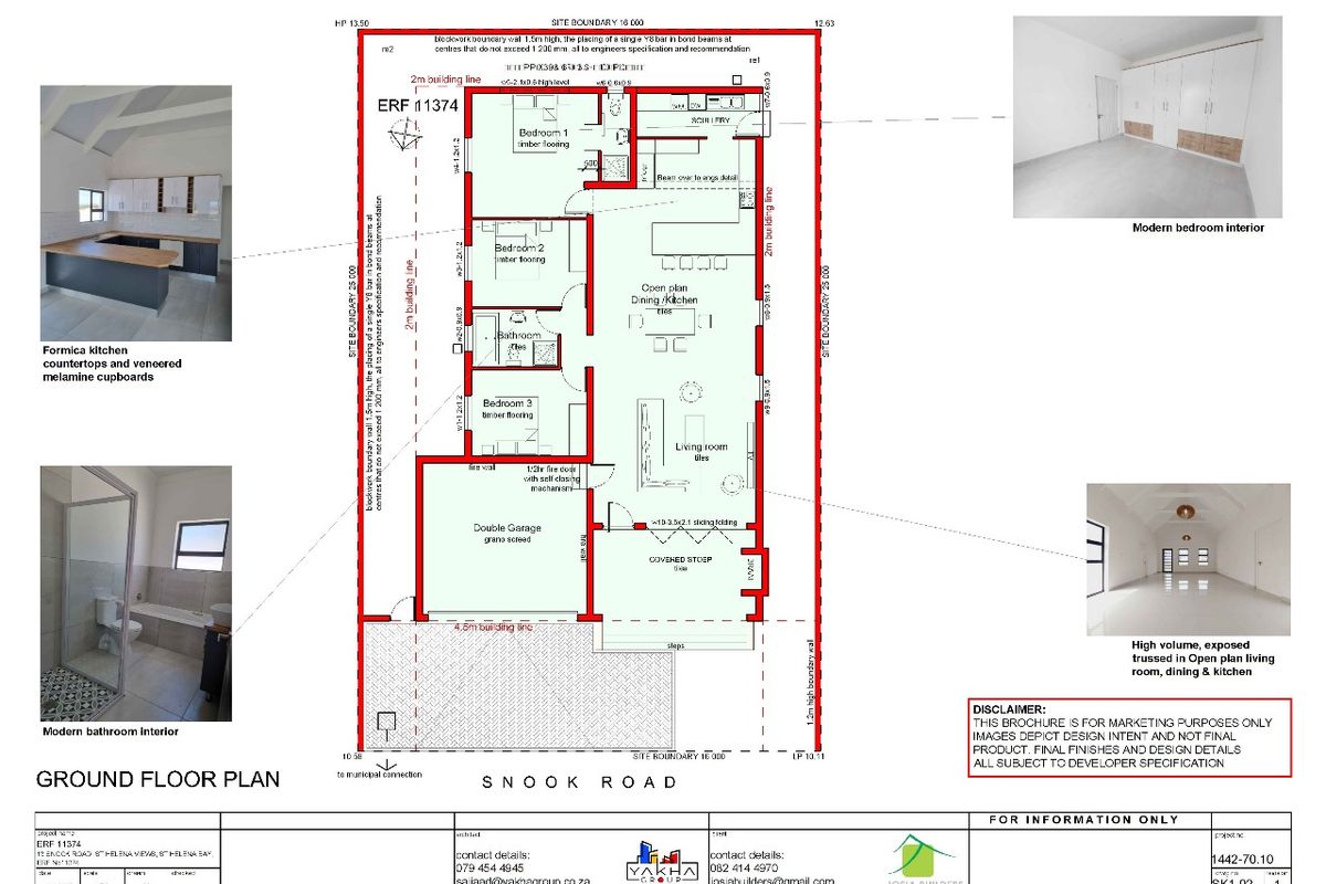 St Helena bay - 3 Bedroom 2 Bathroom Plot and Plan - Photo 2
