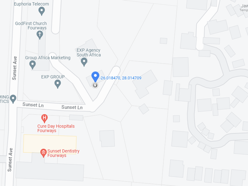 A digital map view showing the location of the property in relation to local streets and landmarks.