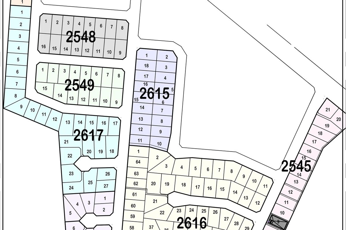 A detailed site layout plan for Helderwyk Phase 2, illustrating the subdivision of residential plots within the estate.