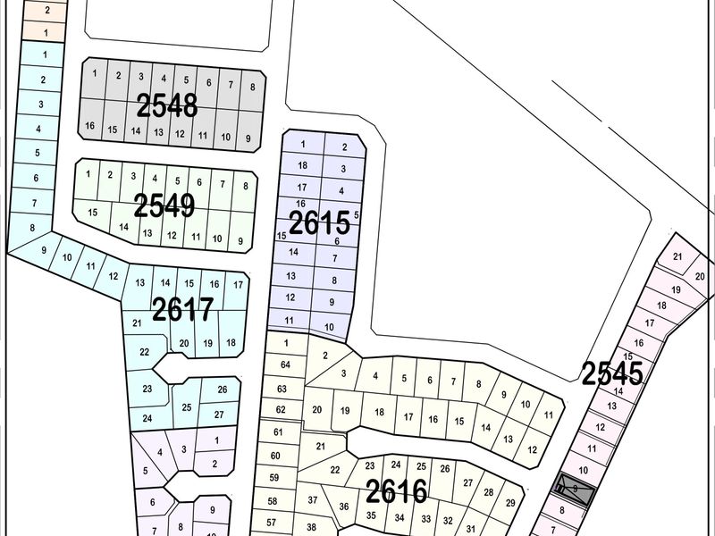 A detailed site layout plan for Helderwyk Phase 2, illustrating the subdivision of residential plots within the estate.