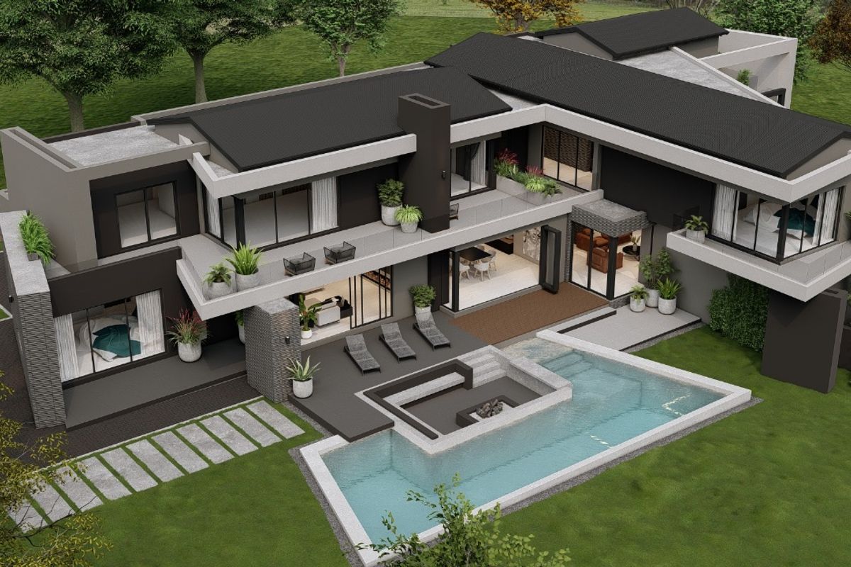 Luxury 6-Bedroom Residence with Dual Double Garages, Private Cinema & Outdoor Oasis - Photo 3