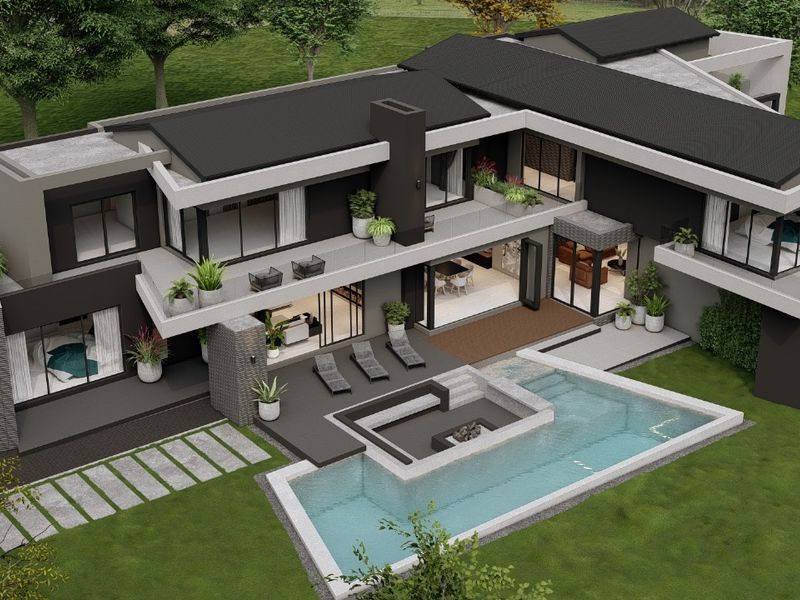 Luxury 6-Bedroom Residence with Dual Double Garages, Private Cinema & Outdoor Oasis - Photo 3