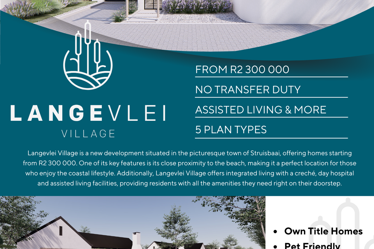 Langevlei Village Struisbaai - Stunning North Facing Plot and Plan! - Photo 5