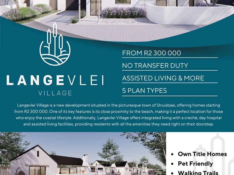 Langevlei Village Struisbaai - Stunning North Facing Plot and Plan! - Photo 5