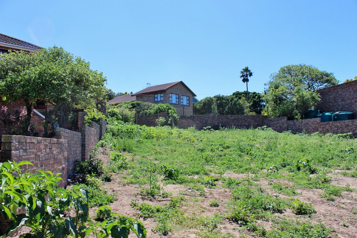 A vacant residential plot featuring established brick boundary walls and mature trees, offering a clear space for potential development.