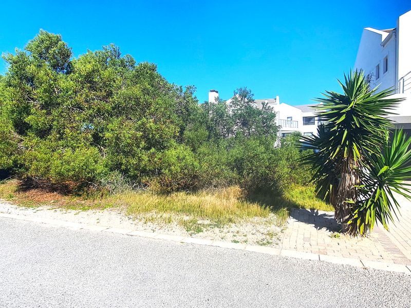 A vacant residential plot featuring established vegetation and a paved driveway, situated adjacent to an existing modern residential property.