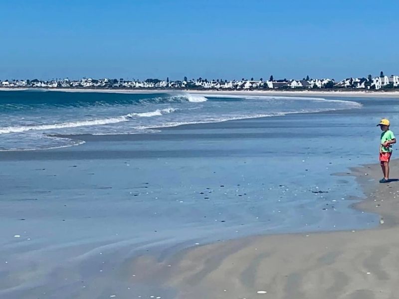 A scenic view of the coastline and beach, highlighting the property's proximity to the ocean and local landscape.