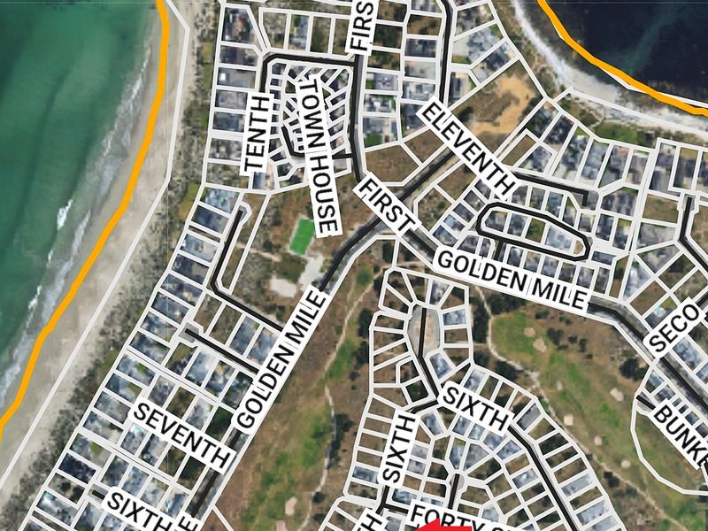An aerial map view showing the location of the residential property within the neighborhood grid.