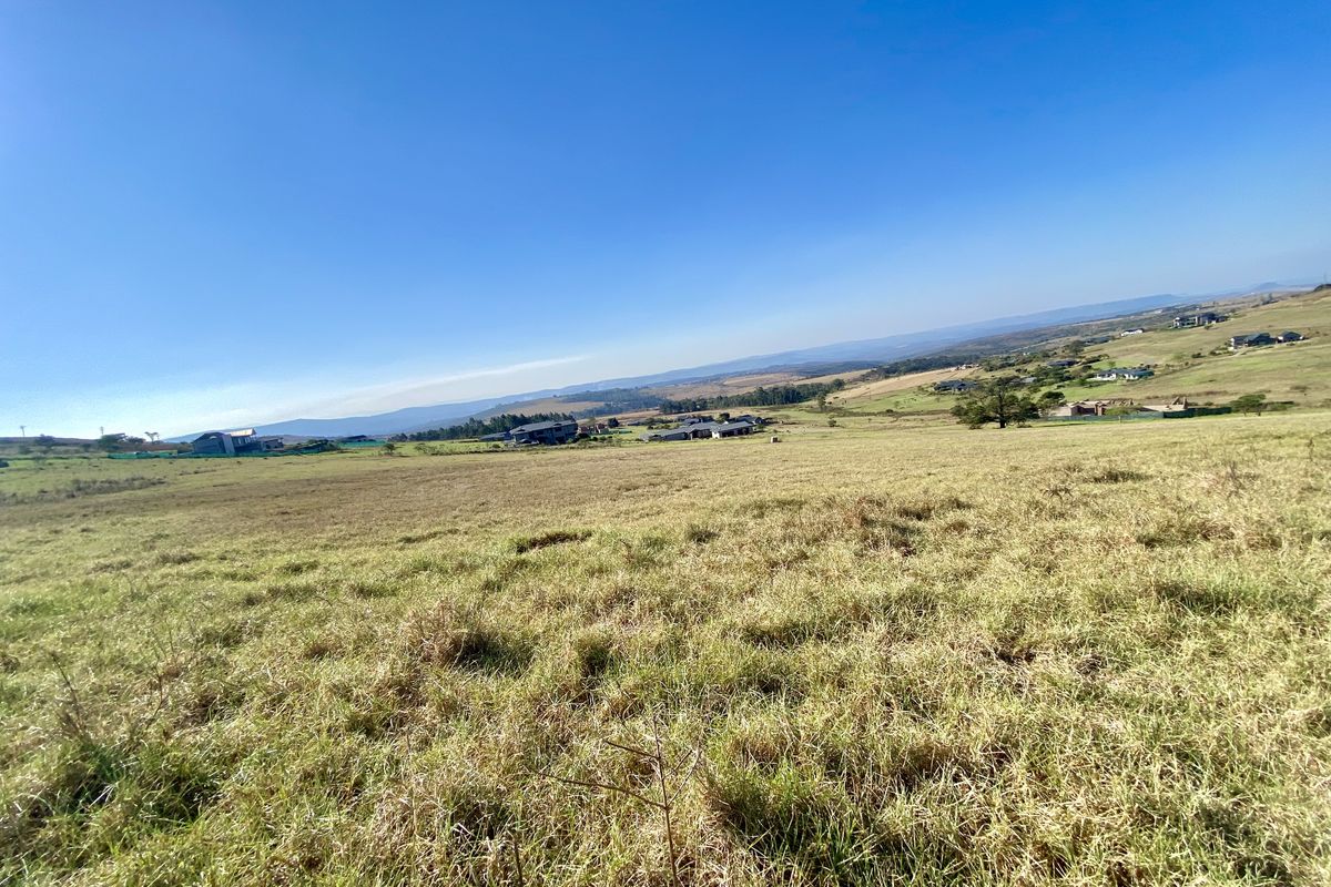 Expansive view of the surrounding landscape and residential estate from the vacant residential land plot.