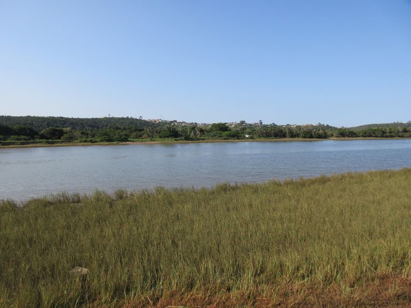 A scenic view of a tranquil river and natural landscape, showcasing the peaceful surroundings of the vacant residential land.