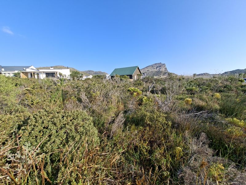 A view of a vacant residential plot featuring natural coastal vegetation with surrounding mountain and neighborhood views.