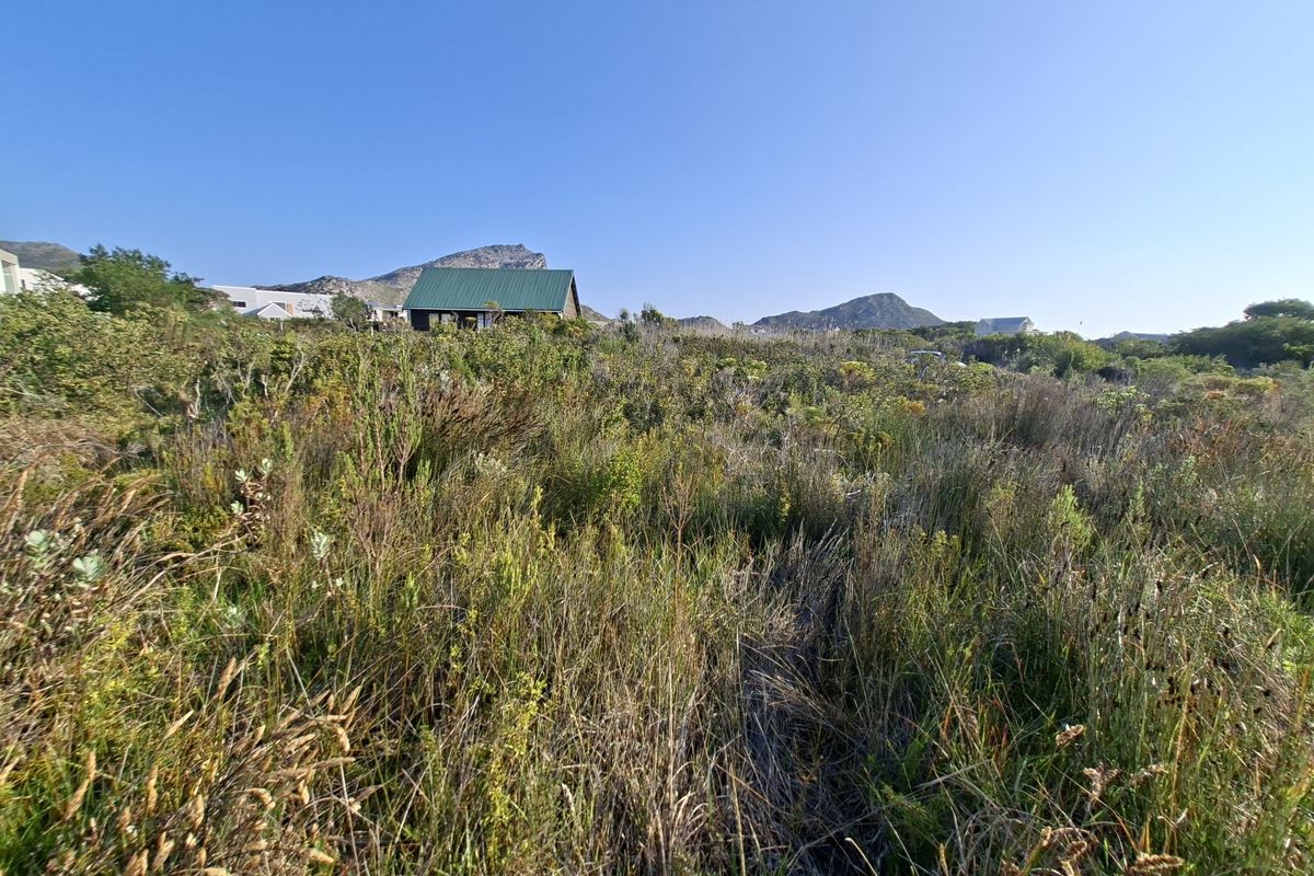 A view of a vacant residential plot featuring natural vegetation with surrounding mountain views and nearby residential structures.