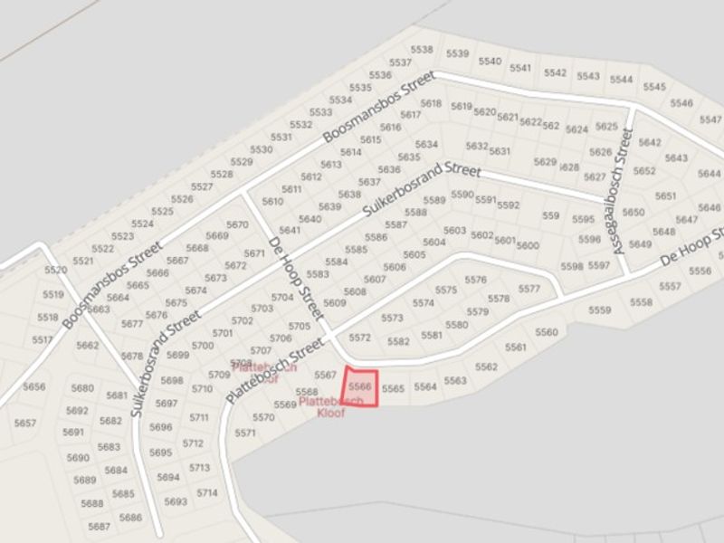 A cadastral map showing the location of the residential plot within the estate layout.