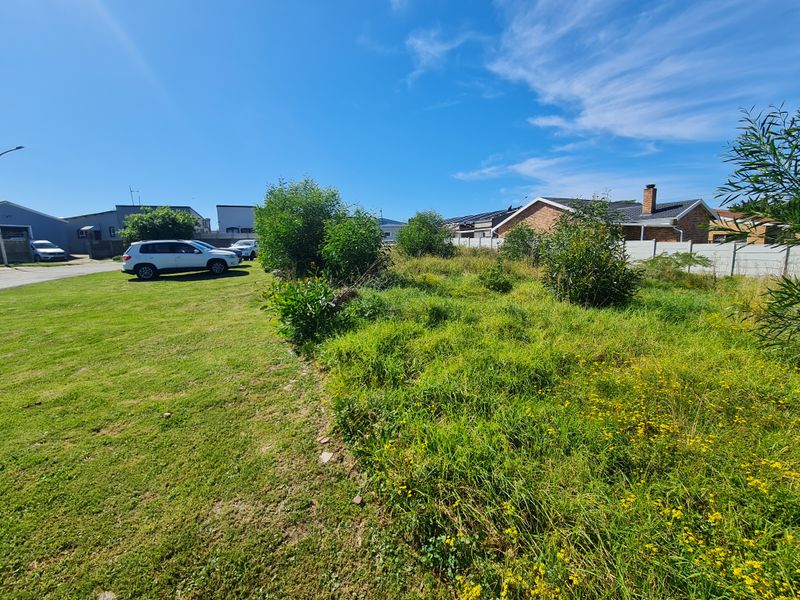 A vacant residential plot featuring a grass lawn and boundary wall, situated in a developed neighborhood.