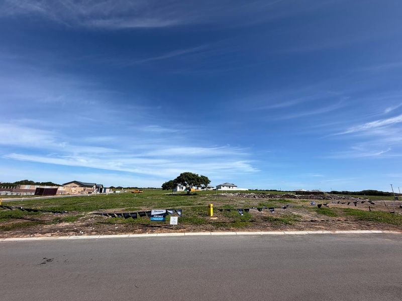 A vacant residential plot of land featuring a paved road frontage and clear views of the surrounding neighborhood.