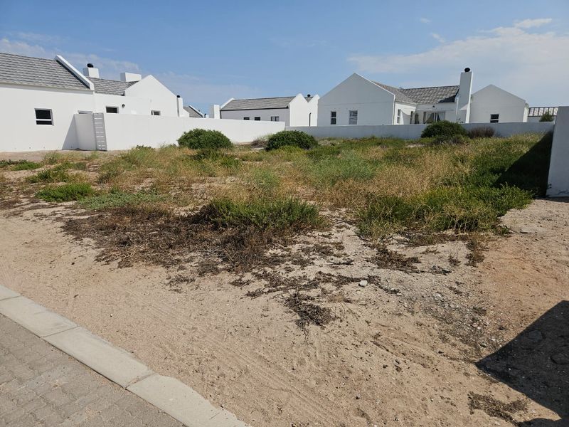 A vacant residential plot featuring sandy ground, natural vegetation, and surrounding boundary walls in a developed neighborhood.