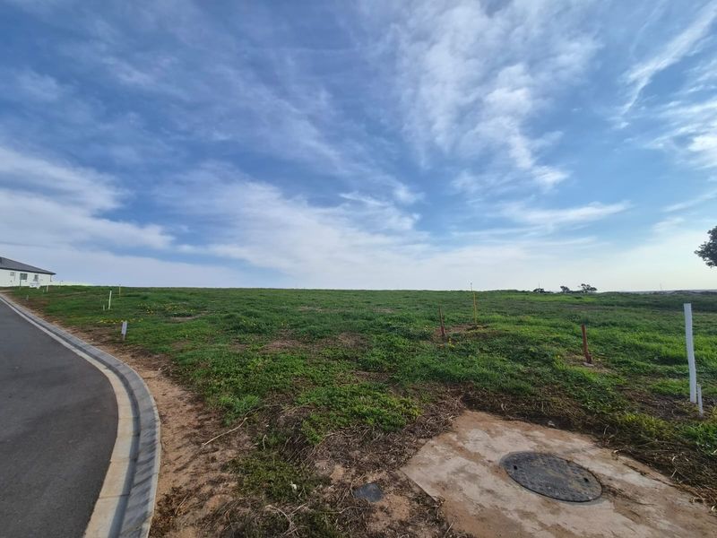 A vacant residential plot featuring established road access, concrete curbing, and utility infrastructure, ready for development.