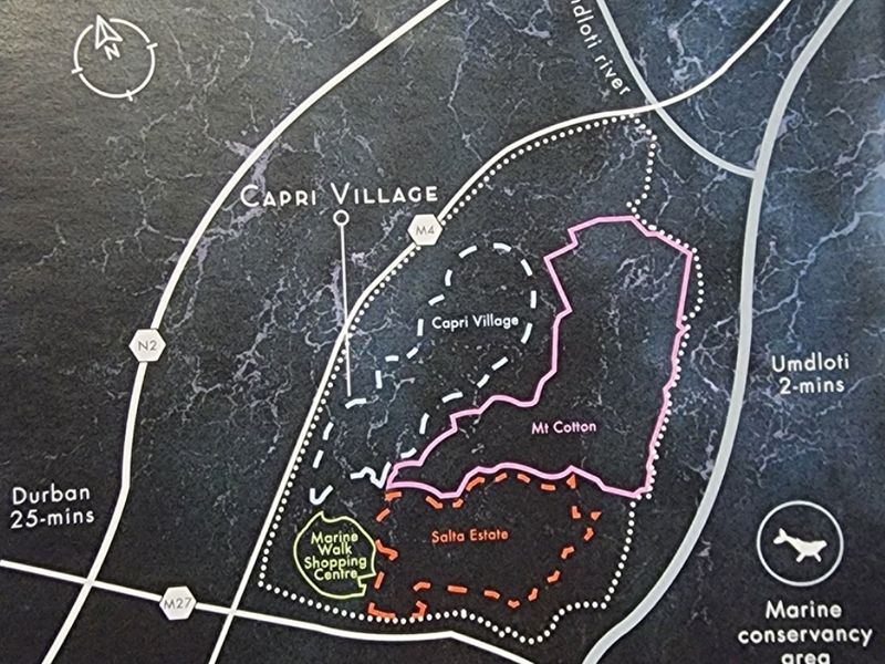 A location map illustrating the proximity of the property to local landmarks, major roads, and surrounding estates.
