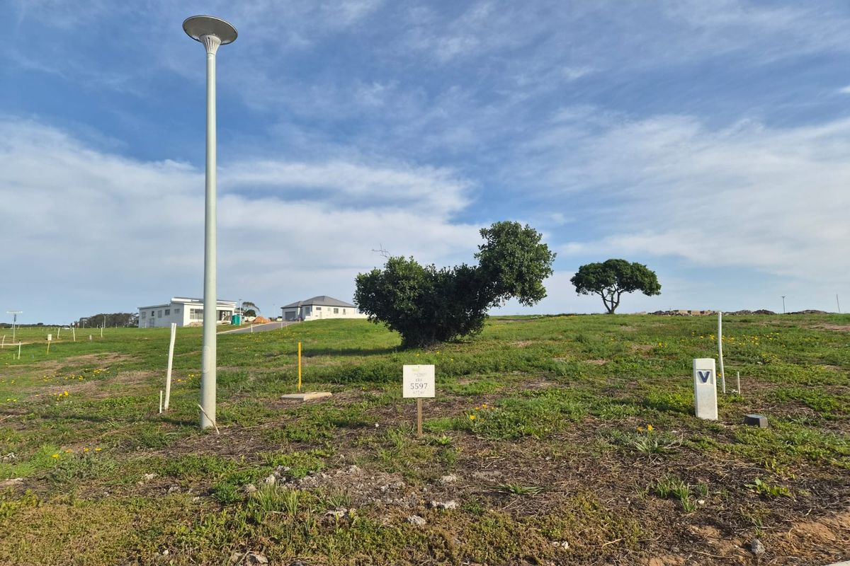 A vacant residential plot featuring established greenery, a street light, and utility markers, ready for development in a quiet neighborhood setting.