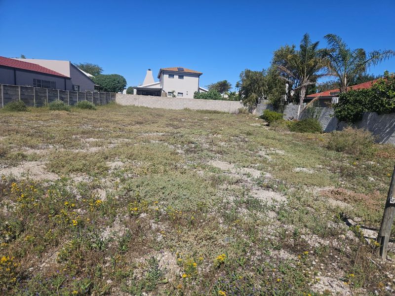 A vacant residential plot featuring a level surface and enclosed by perimeter boundary walls, offering a blank canvas for future development.