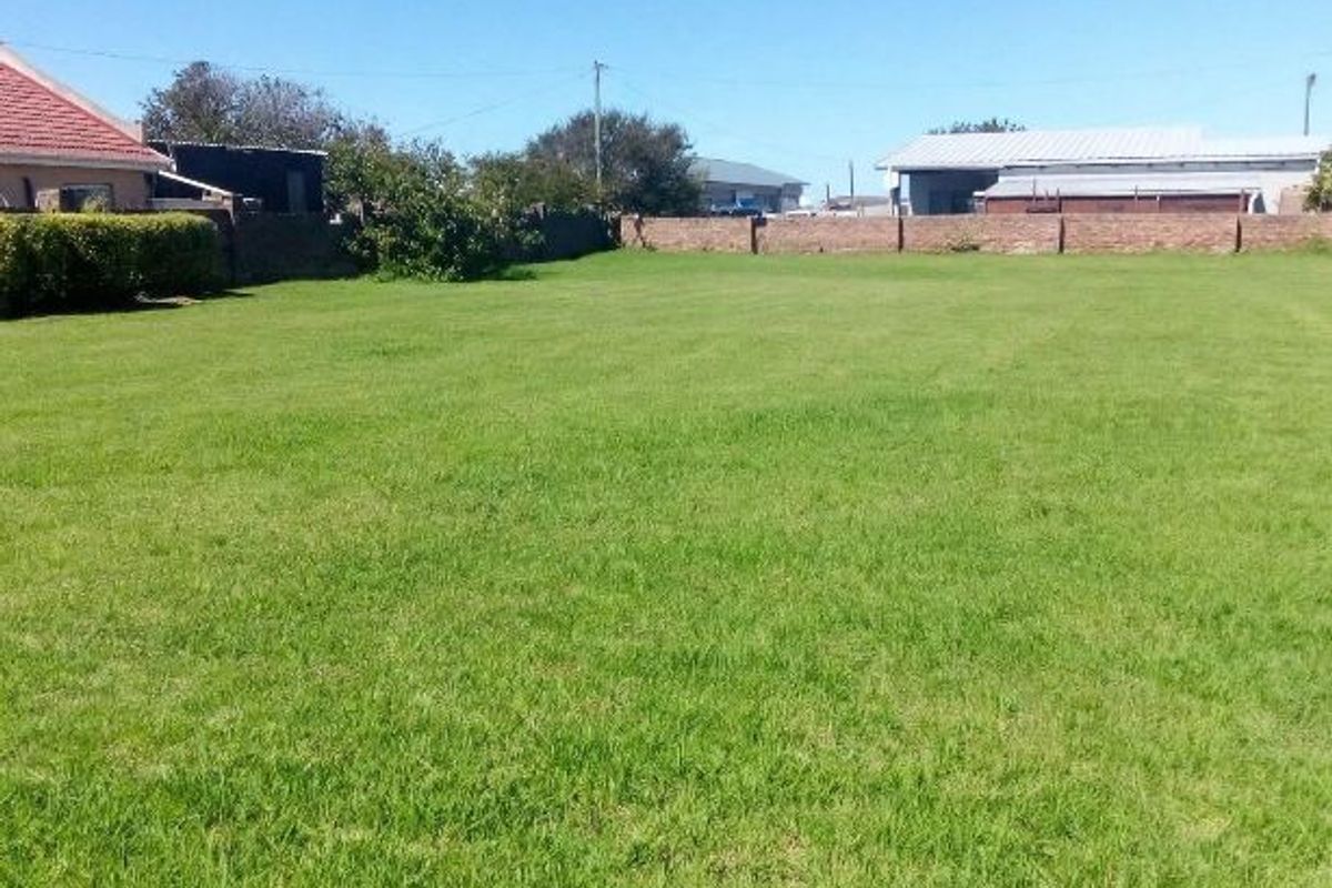 A spacious, level residential plot featuring a well-maintained lawn and secure brick boundary walls, offering a clear space for potential development.
