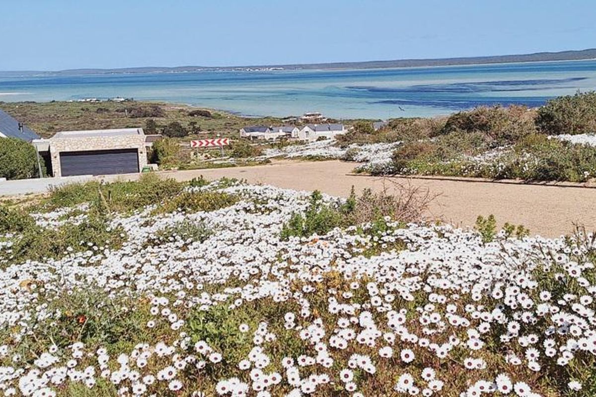 A scenic view of the coastal landscape and lagoon, showcasing the natural beauty and surroundings of the vacant residential land.