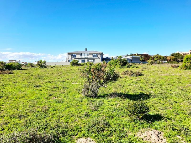 A view of a vacant residential plot featuring natural vegetation with established neighboring properties visible in the background.