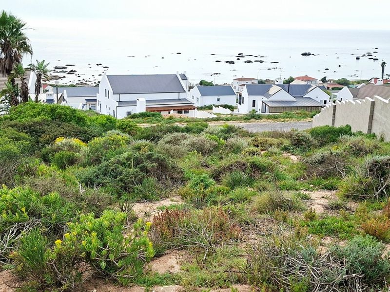 A view of the coastal landscape and surrounding residential neighborhood from the vacant residential plot.