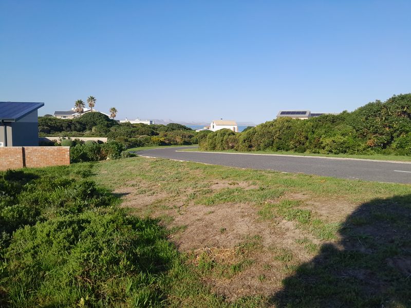 A view of the paved street and surrounding residential landscape, showcasing the neighborhood approach and local vegetation.