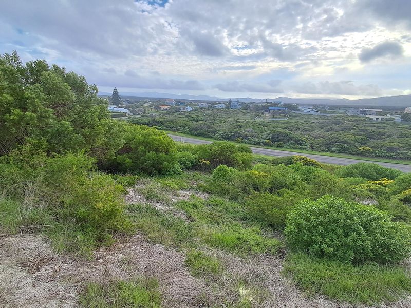 A scenic elevated view overlooking the natural coastal landscape and surrounding residential area.