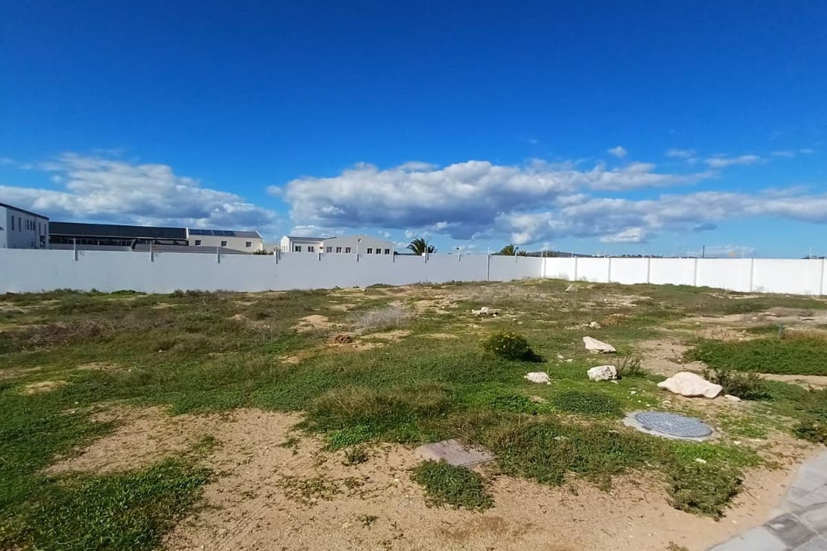 A vacant residential plot featuring a perimeter wall and natural ground cover, ready for development.